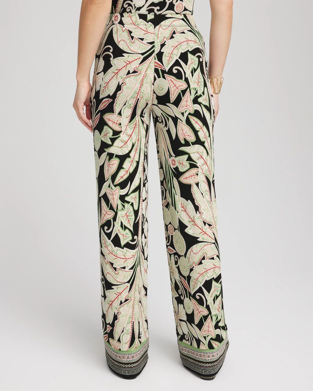 Travelers™ Island-Motif Palazzo Pants | Chico's
